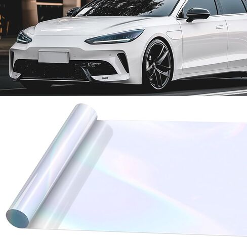 Tail Light Tint Self Adhesive Taillight Tint for Car Fog Light Rear Lamp Tail Light Car Sticker UV Protection Film Colorful (Deep Black) in Saudi Arabia