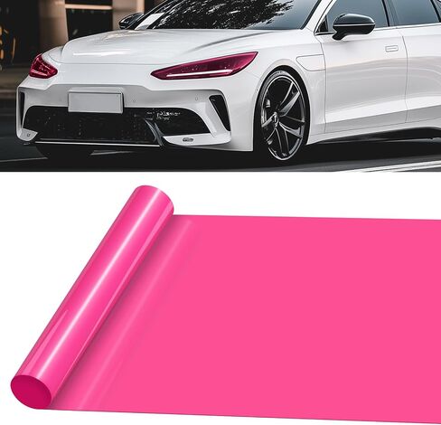 Tail Light Tint Self Adhesive Taillight Tint for Car Fog Light Rear Lamp Tail Light Car Sticker UV Protection Film Colorful (Deep Black) in Saudi Arabia