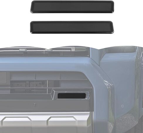 RT-TCZ Front Fog Light Lamp Cover Trim Decoration Exterior Accessories for Toyota 4Runner 2024 2025,Smoked Black in Saudi Arabia