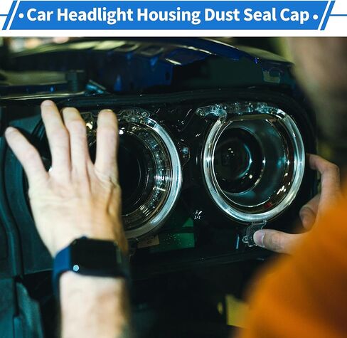83mm Car Headlight Dust Cover Rubber Rubber Seal Protective Cover Winter Snow Headlight Protector Headlight Dust Cover for Car Truck RV 2 Pcs in Saudi Arabia