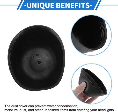 83mm Car Headlight Dust Cover Rubber Rubber Seal Protective Cover Winter Snow Headlight Protector Headlight Dust Cover for Car Truck RV 2 Pcs in Saudi Arabia