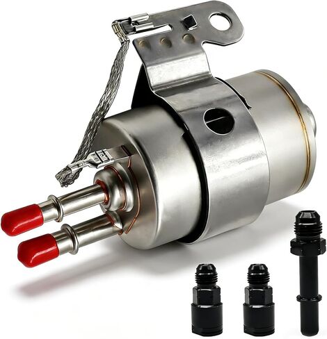 58 PSI Fuel Filter Regulator w/AN-6 3/8'' 5/16'' EFI Inlet Outlet Return Fuel Rail Adpater for LS Swap EFI Conversion Fit for Chevrolet Corvette C5 1999-2004 Replace 19239926 10299146 GF822 G11290 in Kuwait