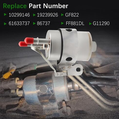 58 PSI Fuel Filter Regulator w/AN-6 3/8'' 5/16'' EFI Inlet Outlet Return Fuel Rail Adpater for LS Swap EFI Conversion Fit for Chevrolet Corvette C5 1999-2004 Replace 19239926 10299146 GF822 G11290 in Kuwait