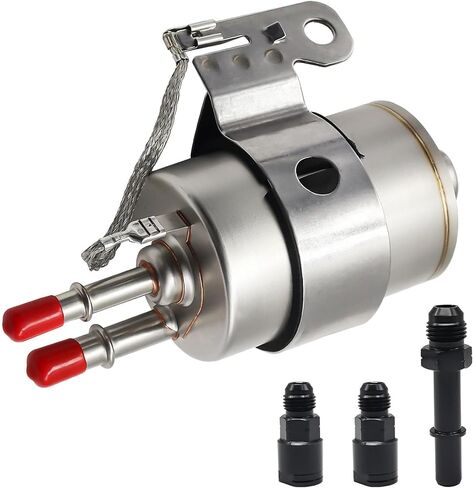 58 PSI Fuel Filter Regulator w/AN-6 3/8'' 5/16'' EFI Inlet Outlet Return Fuel Rail Adpater for LS Swap EFI Conversion Fit for Chevrolet Corvette C5 1999-2004 Replace 19239926 10299146 GF822 G11290 in Kuwait