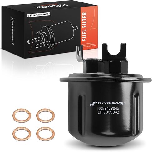 A-Premium Fuel Filter Compatible with Honda Civic 1988-1991, CRX 1988-1991, 1.5L 1.6L in Saudi Arabia
