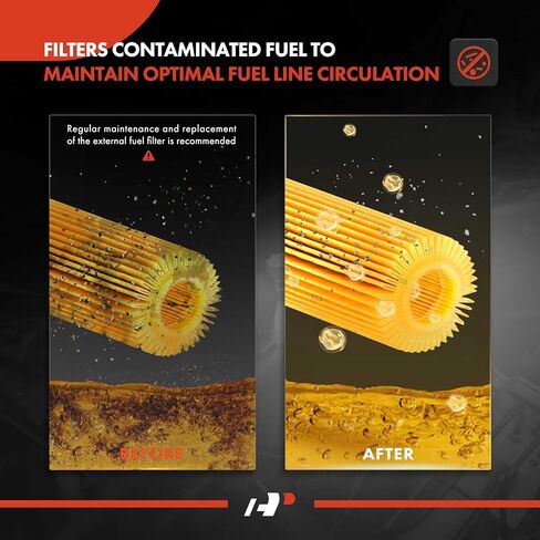 A-Premium Fuel Filter Compatible with Honda Civic 1988-1991, CRX 1988-1991, 1.5L 1.6L in Saudi Arabia