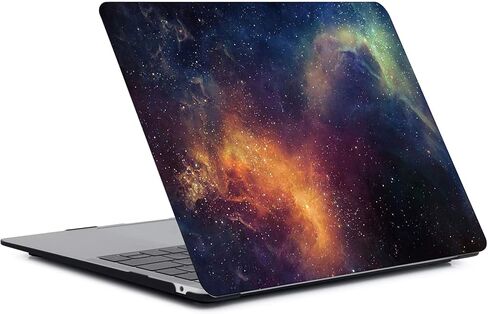 حافظة متوافقة مع ماك بوك برو 16 بوصة إصدار 2021 A2485 M1 Pro/ M1 Max مع معرف اللمس، غطاء حماية من البلاستيك الصلب وغطاء لوحة المفاتيح لجهاز ماك بوك برو 16 بوصة - سماء مرصعة بالنجوم in Kuwait