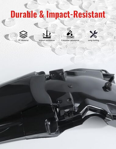 Plastic Fairing Fender Kit for Kawasaki KX250, Black Full Panel Protection Parts for Kawasaki KX250X KX450X 2012-2022, KX450 2019-2022 Plastic Accessories in Saudi Arabia