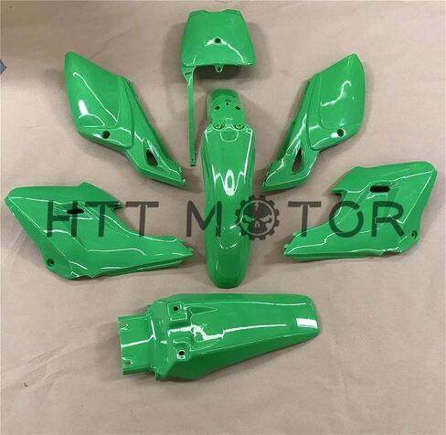 XKMT-7 PCs Green Plastic Fairing Body Cover Kits Compatible With Baja Dirt Runner 125 [B076XWT562] in Saudi Arabia
