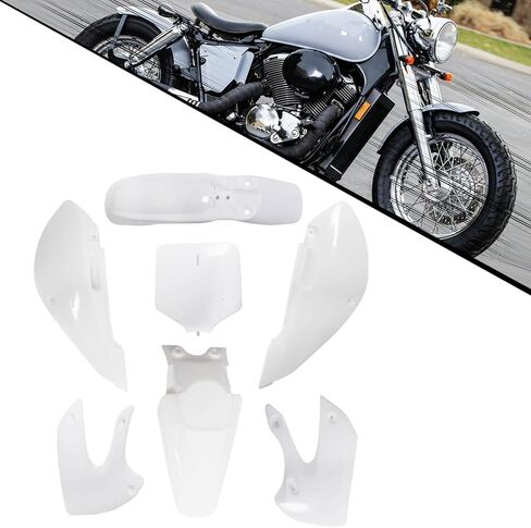 GXYWADY Motorcycle Plastic Mudguard Fairing Kit Replacement for Suzuki RM65 KX 65 KLX 110 KLX110 DRZ110 in Saudi Arabia