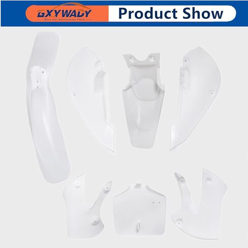 GXYWADY Motorcycle Plastic Mudguard Fairing Kit Replacement for Suzuki RM65 KX 65 KLX 110 KLX110 DRZ110 in Saudi Arabia