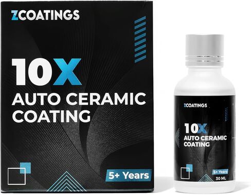 10X Ceramic Coating for Cars – 30ml SiO2 Nano Hydrophobic Paint Protection for Paint, Wheels & Trim | Easy Apply Ceramic Car Coating | Up to 5 Year Durability in Saudi Arabia