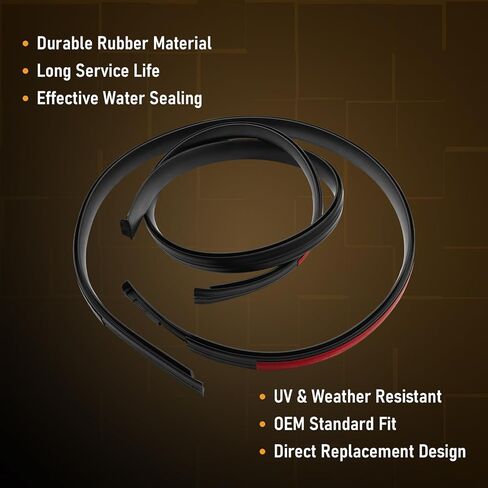 Roof Drip Molding Trim for Toyota Tacoma 2016 2019 2022 Double CAB 20 16-2023,Weatherstrip 75552 04080 Molding 75551 04081 Left & Right Side in Kuwait