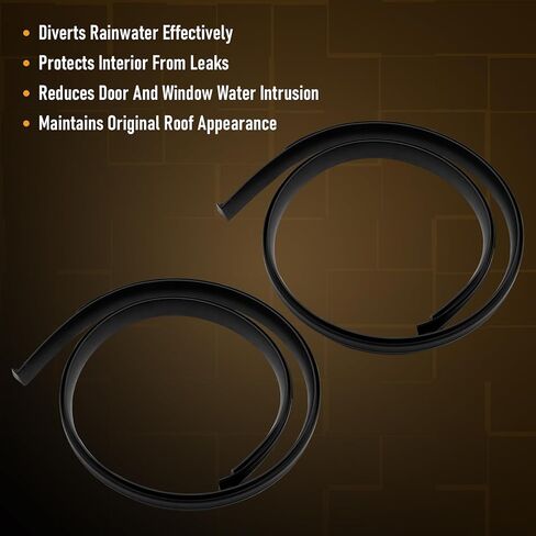 Roof Drip Molding Trim for Toyota Tacoma 2016 2019 2022 Double CAB 20 16-2023,Weatherstrip 75552 04080 Molding 75551 04081 Left & Right Side in Kuwait