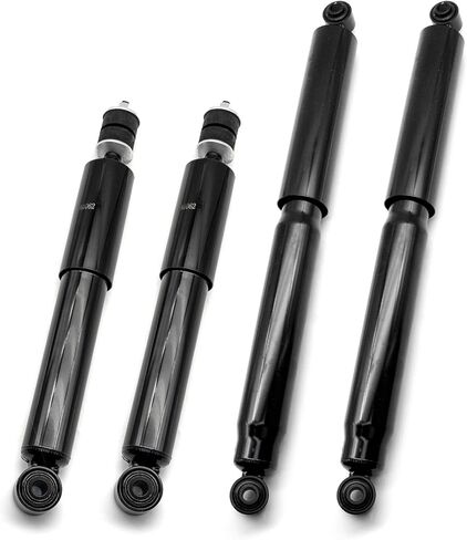 4PCS Front and Rear Shock Absorbers Fit for Chevy Silverado 1500 HD 2001-2006, for Silverado 2500 1999-2004, for Silverado 2500 HD 2001-2010, for GMC Sierra 1500 HD Sierra 2500/2500 HD in Kuwait