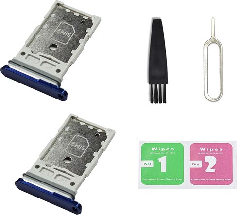 for Galaxy S21 FE Dual SIM Card Tray Replacement, Dual SIM Card Slot Holder Compatible with Galaxy S21 FE (Graphite) in Saudi Arabia