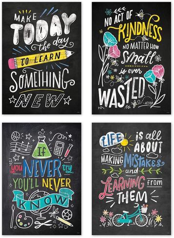 Creative Teaching Press Star Bright Inspire U 4-Poster Pack in Kuwait