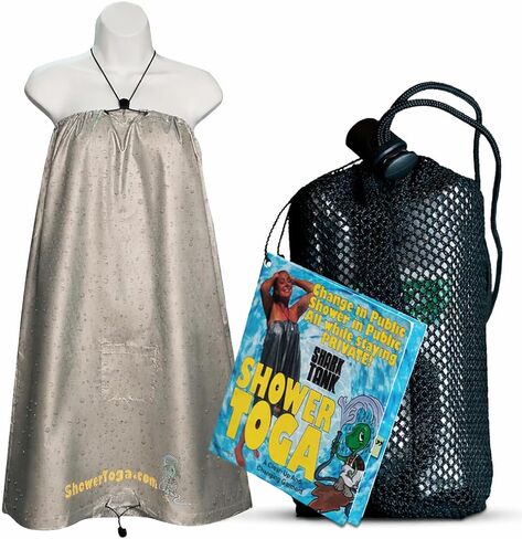 - ملابس استحمام يمكن ارتداؤها، أو دش للخصوصية RV أو للتخييم، أو معطف ركوب الأمواج، أو خيمة دش، أو غرفة تغيير محمولة in Kuwait