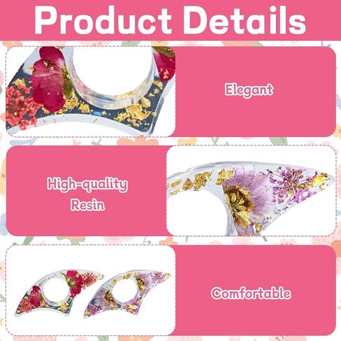 مجموعة مكونة من 4 قطع مع مشبكين للكتاب من الراتنج و2 إشارة مرجعية من الأكريليك، وحامل صفحة الإبهام، وحاملي صفحات الكتاب للقراءة in Kuwait