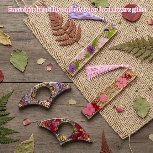 مجموعة مكونة من 4 قطع مع مشبكين للكتاب من الراتنج و2 إشارة مرجعية من الأكريليك، وحامل صفحة الإبهام، وحاملي صفحات الكتاب للقراءة in Kuwait