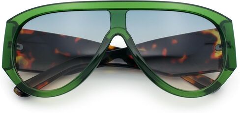 SA106 Retro Bold Oversized Shield Racer Plastic Sunglasses in Saudi Arabia