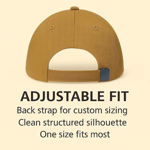 National Park Service Official Baseball Cap, Khaki Cotton, Adjustable Back Strap, One Size Fits Most, Embroidered Shield Logo in Kuwait