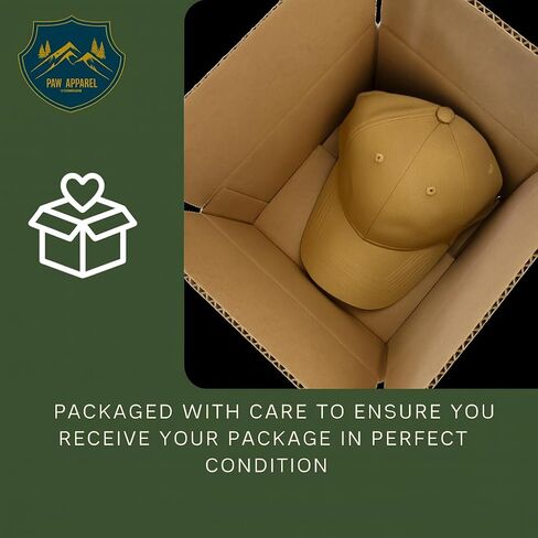 National Park Service Official Baseball Cap, Khaki Cotton, Adjustable Back Strap, One Size Fits Most, Embroidered Shield Logo in Kuwait