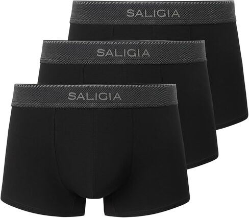 ملابس داخلية مثيرة للرجال من SALIGIA، خالية من العلامات و100s سراويل داخلية مشروط تعمل باللمس مع حقيبة بدون طيران، عبوة من 3 قطع in Kuwait