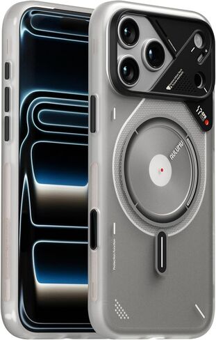 Aulumu A17 iPhone 17 Pro Max Magnetic Thermal Case | CoolHyper | with Camera Control | IMD Technology | Compatible with Magsafe | Touch Translucent White in Kuwait