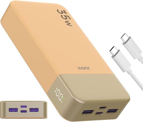 بنك طاقة محمول 20000 مللي أمبير في الساعة، شاحن محمول 35 وات، حزمة بطارية شحن سريع، حزمة بطارية هاتف PD3.0 QC4.0 مع شاشة LED لهاتف iPhone 16 15 14، Galaxy، Tablet، Switch، إلخ in Kuwait