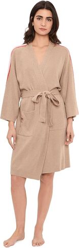 Barefoot Dreams Women's Cozychic Lite® Smiley Sun Robe in Saudi Arabia