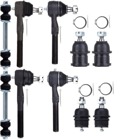 SCITOO 10pcs 4WD Front Suspension Kit Inner Outer Tie Rod End Sway Bar Link Lower Upper Ball Joint Fit 1997-2002 For Ford Expedition 1997-2003 For F-150 1998-1999 For F-250 98-02 Navigator in Saudi Arabia
