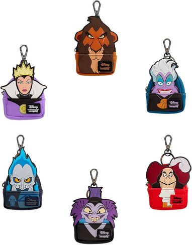 حقيبة سحرية من Loungefly Disney Villains Blind Box Mystery [سلسلة مفاتيح عشوائية واحدة] in Saudi Arabia