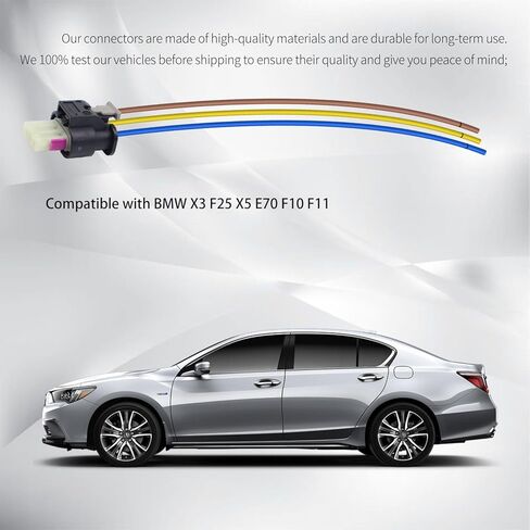 HiSport 2359997 PDC Parking Sensor Connector 3 Pin - Compatible with BMW X3 F25 X5 E70 F10 F11 in Saudi Arabia