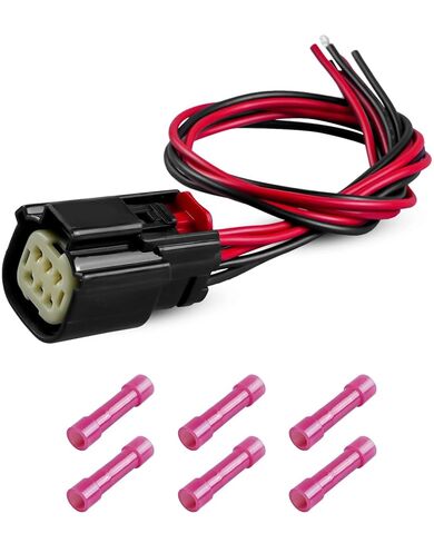 6-Pin Rear Tail Light Lamp Connector Wire Fit for Ford F-150 2016-2020, Pigtail Plug Wiring Harness Replace 33472-0606 in Saudi Arabia