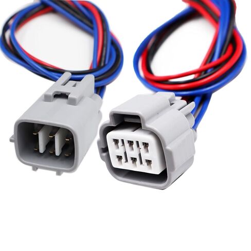 Male and Femail 6 Pin Headlights Connector Compatible with Toyota Camry 2018-2019 81150-06C40, 81110-06C40 Pigtail Plug Harness Wire in Saudi Arabia