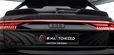 3D Lower Spoiler Extension Wing Lip for Car Trunk Compatible with Audi Q8 / RSQ8 / SQ8/ Q8 S-Line Mk1 / RSQ8 Mk1 Facelift (2018-2023) in Saudi Arabia