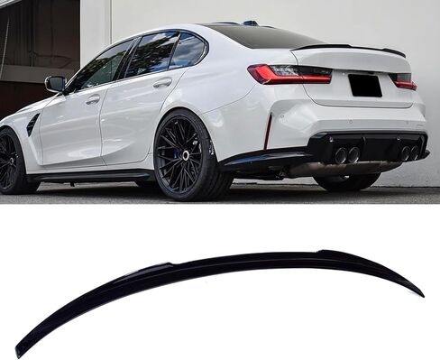 Glossy Black Rear Spoiler for BMW 5 Series G30 530i 540i F90 M5 Trunk Wing Spoiler 2017-2023 (5 Series G30) in Kuwait