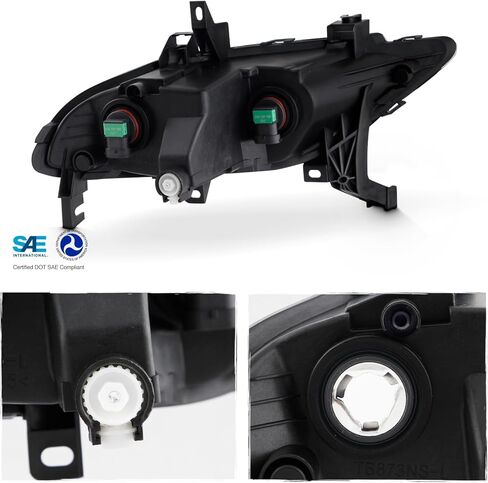 AKKON - Fits 2016 2017 2018 Maxima [Halogen Type] Fog Lights Driving Lamp Pair w/Wiring Harness Switch Accessories in Kuwait