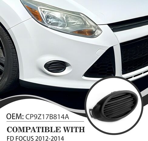 Front Fog Light Lamp Cover RH Right Passenger Side Compatible with Fd Focus 2012 2013 2014 Right Passenger RH fog light lamp cover Replace OE Number CP9Z17B814A in Saudi Arabia