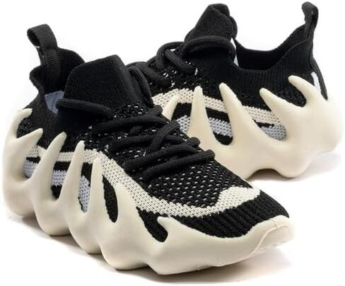 Toddler Running Shoes for Kids Fashion Lightweight Walking Sneakers Knitted Breathable Training Shoes Non-Slip Sports Shoes Gym Jogging Athletic Sports Mesh Shock Shoes Camouflage1 in Saudi Arabia