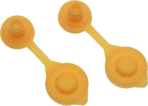 FDXGYH 10 Pcs Gas Can Vent Caps Universal Fuel Gas Can Vent Caps Plastic Gas Can Vent Cap Replacement for Most Cans(Yellow) in Saudi Arabia