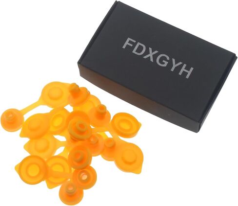 FDXGYH 10 Pcs Gas Can Vent Caps Universal Fuel Gas Can Vent Caps Plastic Gas Can Vent Cap Replacement for Most Cans(Yellow) in Saudi Arabia