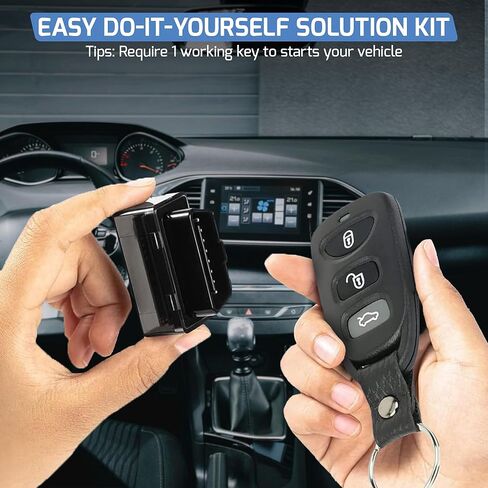 Keyless Entry Remote Kit 4 Button Compatible with Hyundai Elantra 2007-2016. Sonata 2006-2014 (FCCID:OSLOKA-360T) in Kuwait