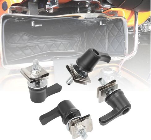 Motorcycle Saddlebag Lever Lock Fastener Bolt Nut Mounting Security Hardware Theft Deterrent System Twist Block,90201540 Compatible with Harley Davidson Touring Ultra-Electra in Kuwait