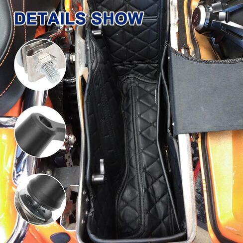 Motorcycle Saddlebag Lever Lock Fastener Bolt Nut Mounting Security Hardware Theft Deterrent System Twist Block,90201540 Compatible with Harley Davidson Touring Ultra-Electra in Kuwait