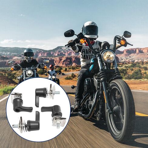 Motorcycle Saddlebag Lever Lock Fastener Bolt Nut Mounting Security Hardware Theft Deterrent System Twist Block,90201540 Compatible with Harley Davidson Touring Ultra-Electra in Kuwait