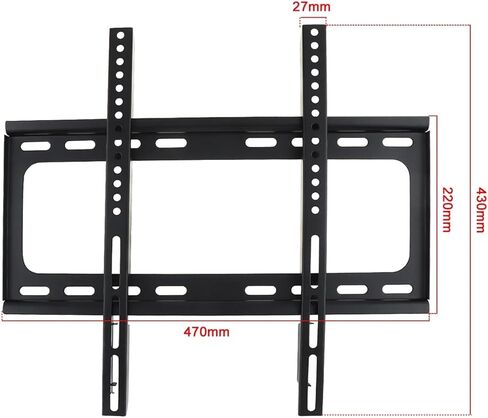 45 كجم 1.2 مم لوحة ربط باردة للتليفزيون على الحائط حامل تلفزيون بشاشة مسطحة إطار لشاشة LCD 26 - 60 بوصة in Kuwait