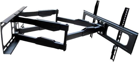 DL-D-A64L 60 كجم 70 بوصة 65 بوصة 600x400 قابل للسحب شديد التحمل سوينغ مزدوج الذراع حامل LCD سوينغ تلفزيون جدار جبل قوس طويل in Kuwait