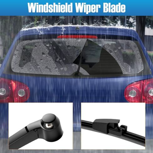 Rear Winshield Wiper Blade Arm Compatible with VW GTI Rabbit Golf 2006 R32 2008 Routan 2011, Compatible with Passat B6 Wagon 2006-2010, 6Q6955707C 6Q6955425A 6Q6955435D Winter Wiper Arm in Saudi Arabia